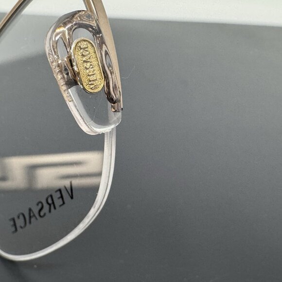 Versace Italy MOD 1220-B 1052 52-16-135 GOLD TORTOISE EYEGLASSES - Picture 8 of 13